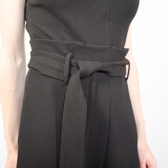 ANTHROPOLOGIE Sleeveless Belted Jumpsuit NWOT - Picture 3 of 7